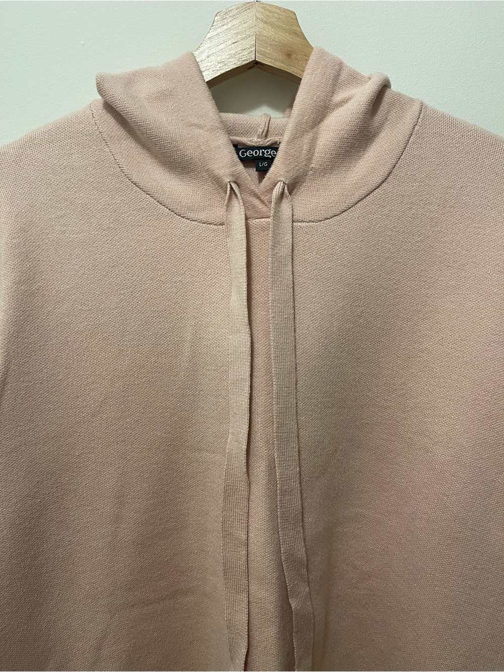 Blush Pink Hooded Sweater - Picture 2 of 8